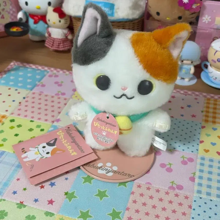 [BUNJANG] Sanrio Kabuki Nyantaro Pittoto Plush / 산리오 가부키냥타로 피탓토 인형