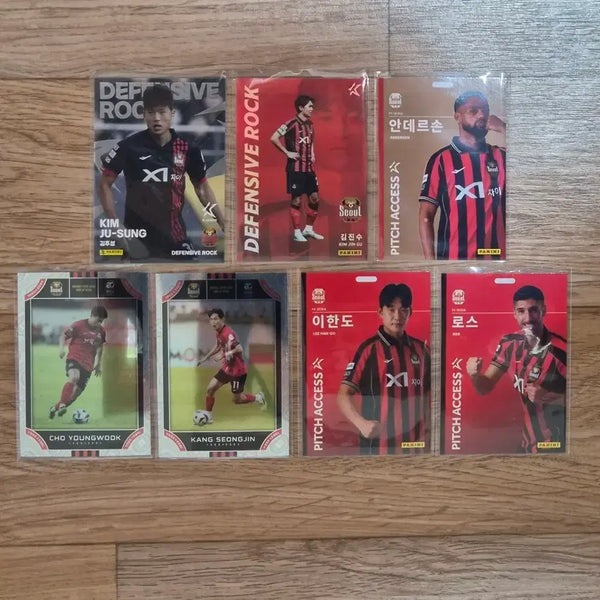 [BUNJANG] FC Seoul Soccer Player Card Bundle Set (7 Cards) / K리그 FC서울 선수 카드 7장 일괄 판매