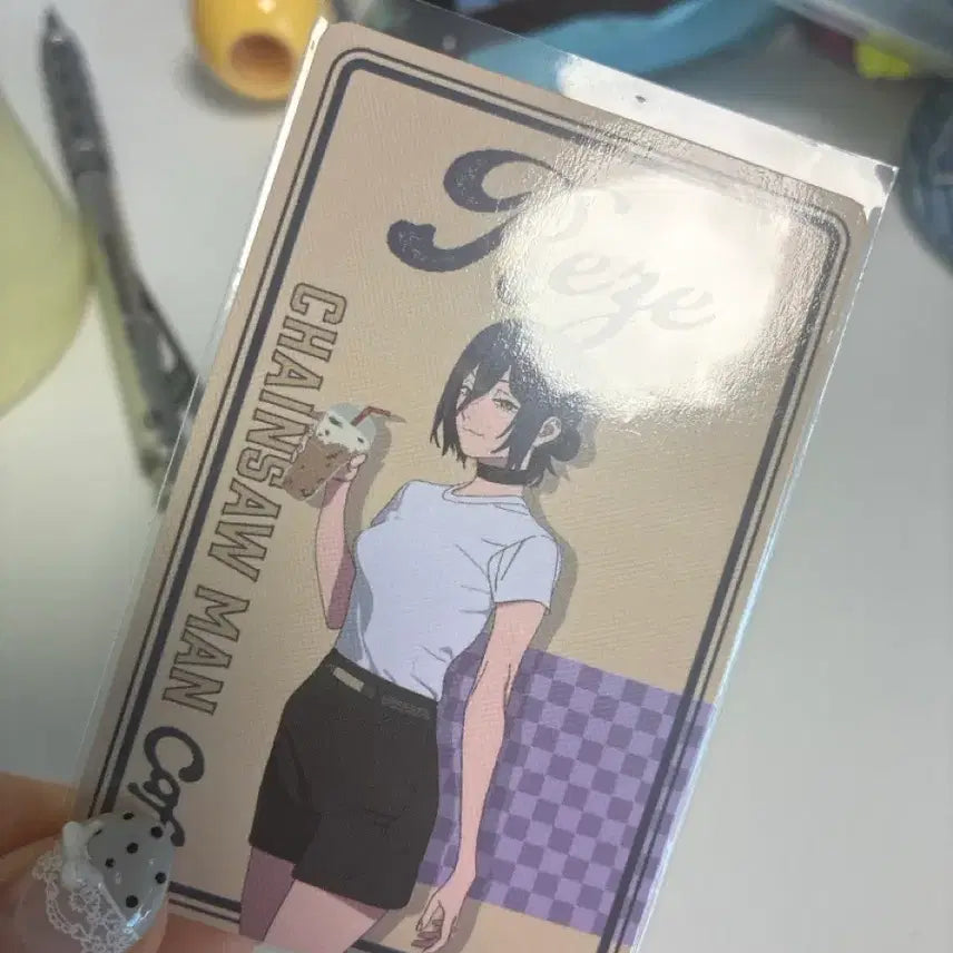 [BUNJANG] Chainsaw Man Cafe Lege Photocard / 체인소맨 카페 레제 포토카트 팔아요!급전!