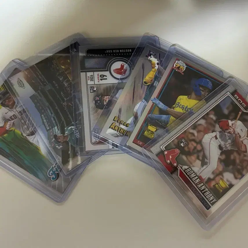 [BUNJANG] Topps Bowman Roman Anthony Baseball Cards - 6 Card Bundle Set / 야구카드 탑크 로만 앤서니 6장 일괄 판매