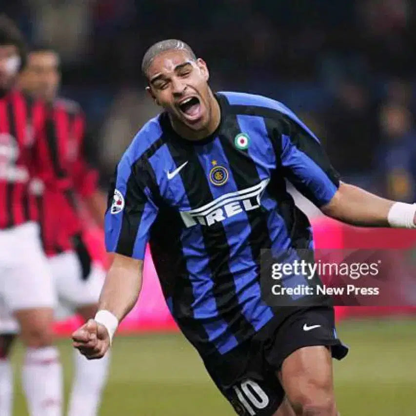[BUNJANG] Inter Milan 05-06 Home Adriano Marked Jersey (Self-Cut) / 인터밀란 05-06 홈 아드리아누 마킹 (자컷)