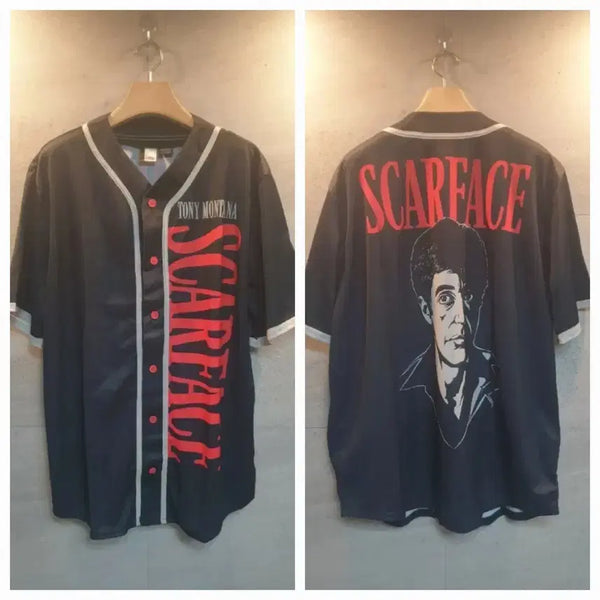[BUNJANG] Scarface Tony Montana Jersey T-Shirt / 초래어. 스카페이스! 토니몬타나. 저지 반팔티!