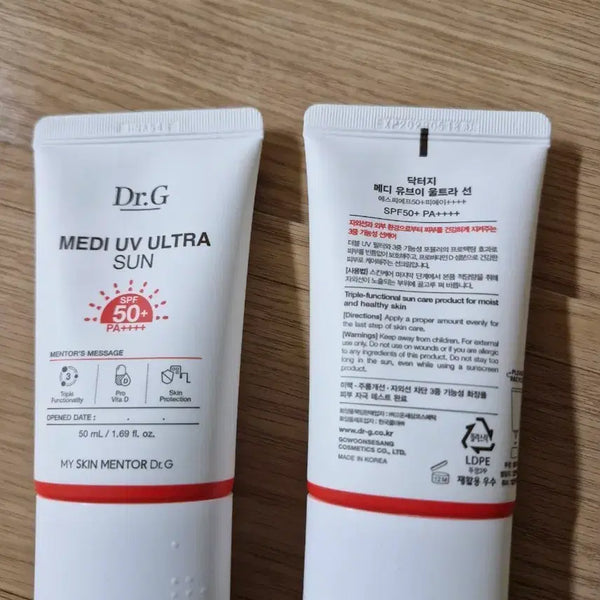 [BUNJANG] Dr.G Medi UV Ultra Sun Cream SPF50+ PA++++ / 닥터지 썬크림