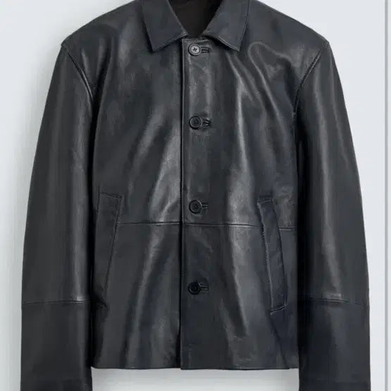 [BUNJANG] Zara Relaxed Fit Leather Jacket - Medium / M]자라 릴렉스핏 레더 자켓