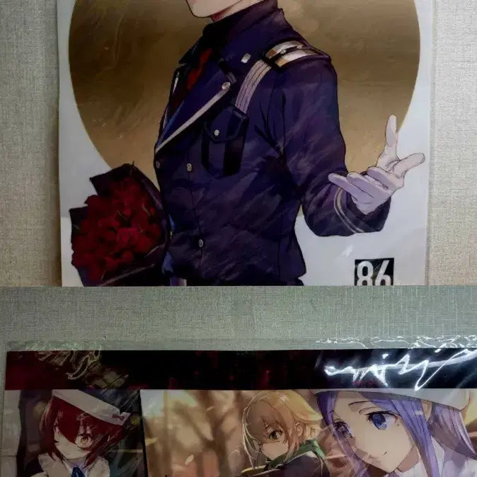 [BUNJANG] 86 Eighty-Six Shinae Nouzen & Spearhead Clear Poster Bundle Set / 86 에이티식스 24년 온라인쿠지 C상 2 일괄