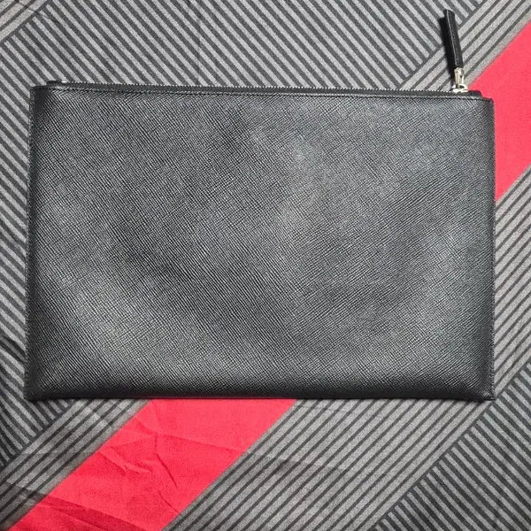 [BUNJANG] Prada Saffiano Leather Clutch Bag / 프라다 클러치 백