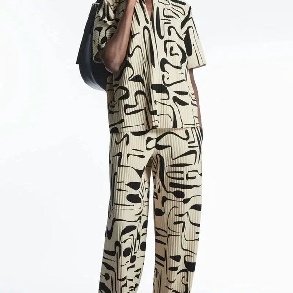 [BUNJANG] COS Pleated Top & Trousers Set XS / COS 코스 플리티드 탑, 트라우저 세트 xs