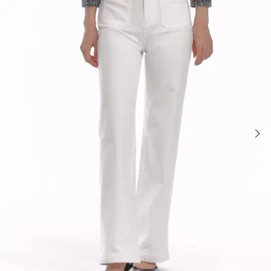 [BUNJANG] Sie Mono Pocket White Denim Pants XS / Sie 시에 모노 포켓 화이트 데님