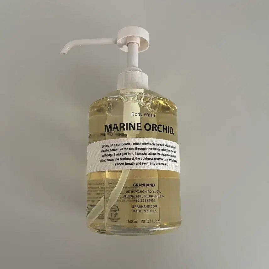 [BUNJANG] Grand Hand Marine Orchid Body Wash 600ml / 그랑핸드 마린오키드 바디워시 600ml