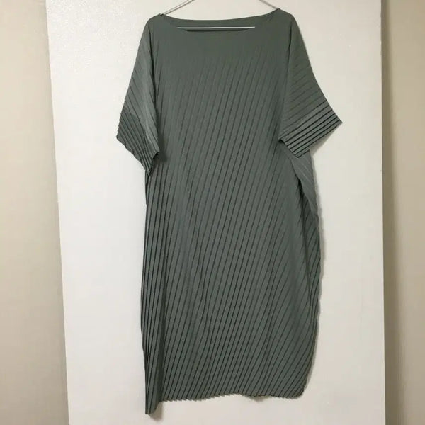 [BUNJANG] Pleats Please Midi Dress / 플리츠미 플리츠 원피스