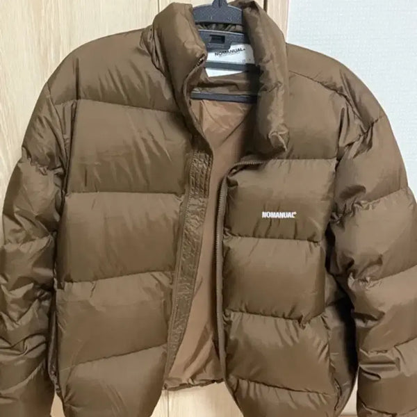 [BUNJANG] No Manual Brown Duck Down Padded Jacket L Size / 노매뉴얼 브라운 덕다운 패딩 L 사이즈 판매