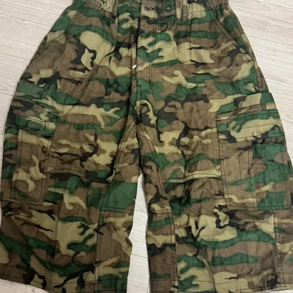 [BUNJANG] Sideservice Woodland Camo Bermuda Shorts Size 1 / 사이드서비스 우드랜드 카모 버뮤다 1사이즈