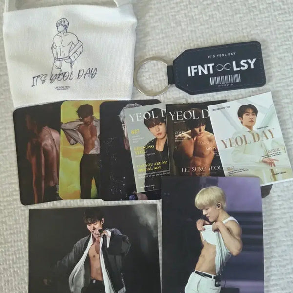 [BUNJANG] Infinite Sungyeol 10 Day Birthday Cafe Goods Bundle Set / 인피니트 이성열 열데이 생일카페 굿즈 일괄 판매