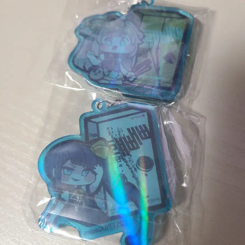 [BUNJANG] Trickster Sion Pepero Collaboration Emart24 Keyring / 트릭컬 시온 버터 빼빼로 이마트24 키링