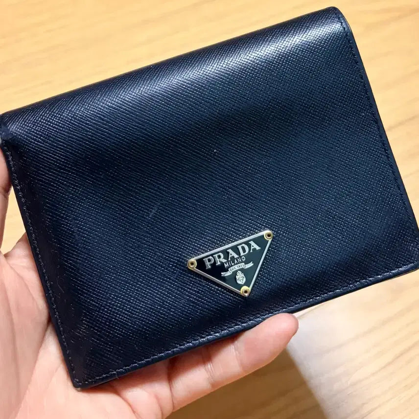 [BUNJANG] Prada Saffiano Wallet Black / 프라다 사피아노 지갑 블랙