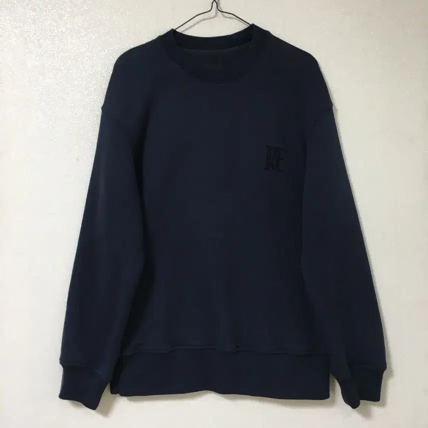 [BUNJANG] TIME Homme Embroidered Sweatshirt Navy 95 / TIME 타임 옴므 자수 맨투맨 95