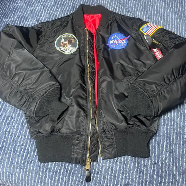 [BUNJANG] Alpha Industries Apollo MA-1 Bomber Jacket / 알파인더스트리 아폴로 마원 ma-1 항공점퍼 봄버 자켓 아우터 나사