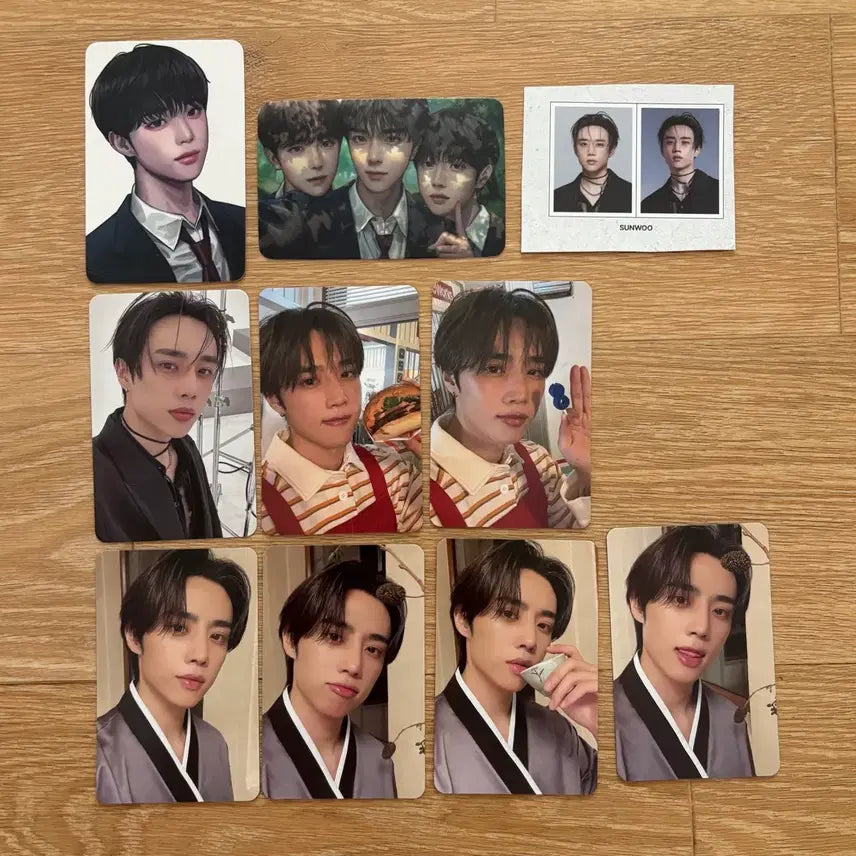 [BUNJANG] THE BOYZ Sunwoo Bundle Set Photocard, Polaroid, and Goods / [일괄]더보이즈 선우 포카세트 선우증사 선우굿즈 팬미팅 더보이즈 굿즈 더보이즈 트레카