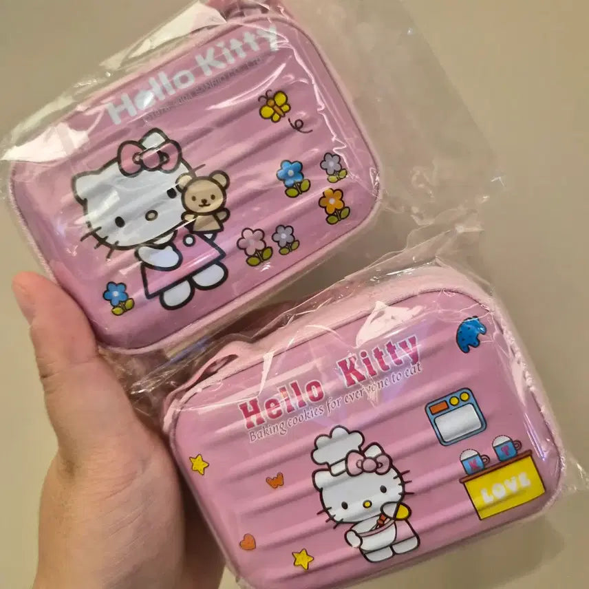 [BUNJANG] Sanrio Hello Kitty Hard Case Pouch / 산리오 헬로키티 하드케이스 파우치 새상품