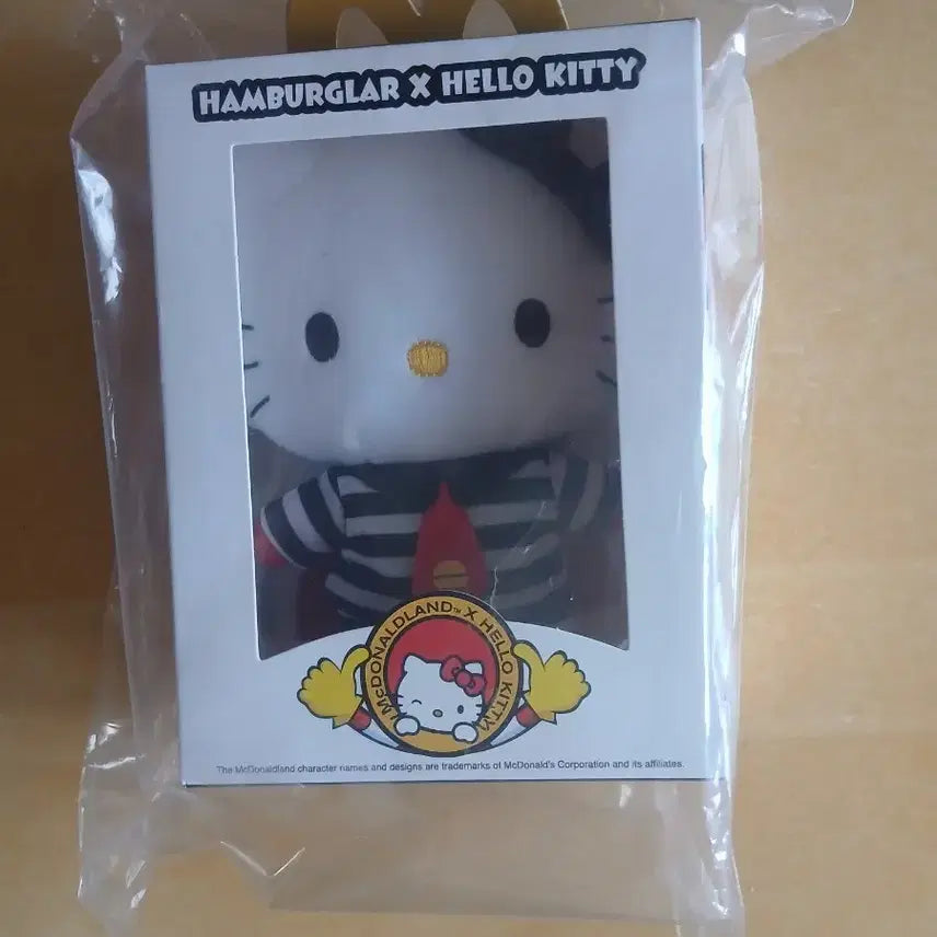 [BUNJANG] McDonald's Hello Kitty Hamburglar Collaboration Limited Edition Doll (Sealed) / 맥도날드 해피밀 헬로키티 햄버글라 콜라보 한정판 인형 완전 미개봉 새상품