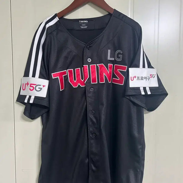 [BUNJANG] LG Twins Black Away Baseball Jersey 105 / 엘지트윈스 블랙 원정105