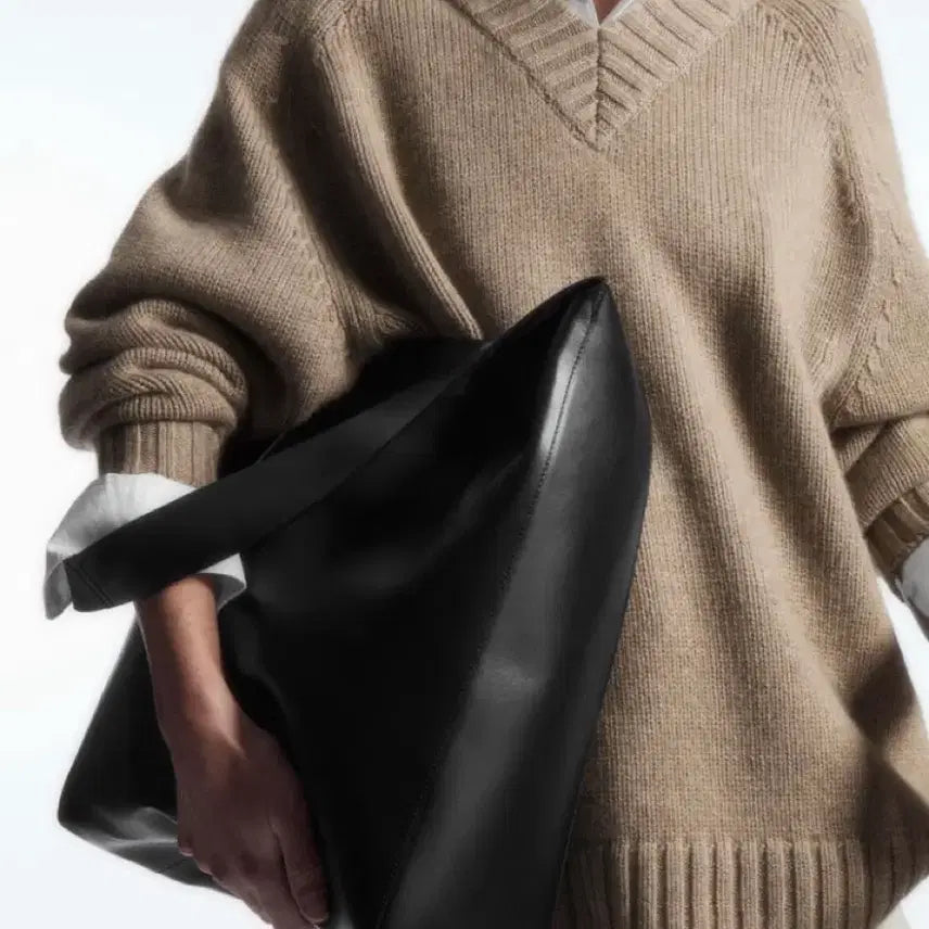 [BUNJANG] COS Leather Slouchy Tote Bag / COS 코스 레더 슬라우치 레더 토트백