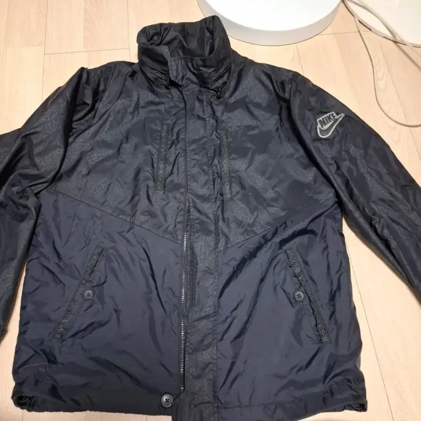 [BUNJANG] Nike Black Windbreaker Jumper / 나이키 바람막이 점퍼 블랙