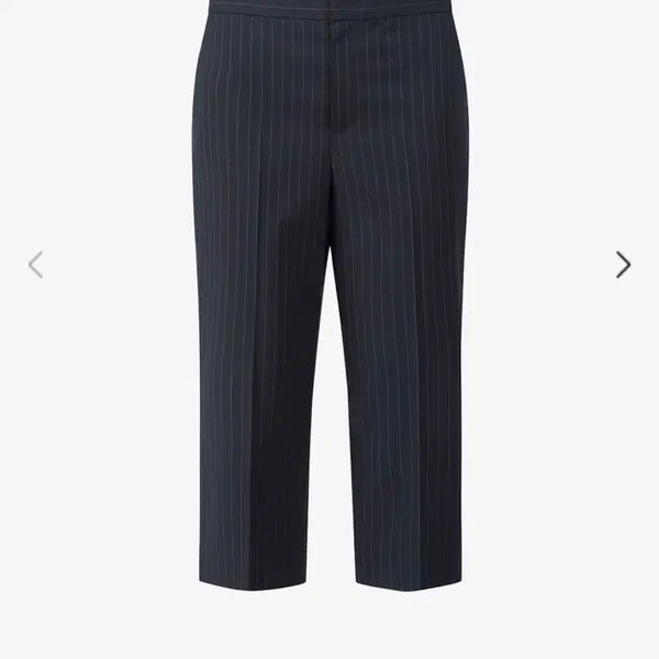 [BUNJANG] L'H.A.S Stripe Capri Pants Dark Navy / [새상품] L'H.A.S(르하스) 스트라이프 카프리 팬츠 다크 네이비