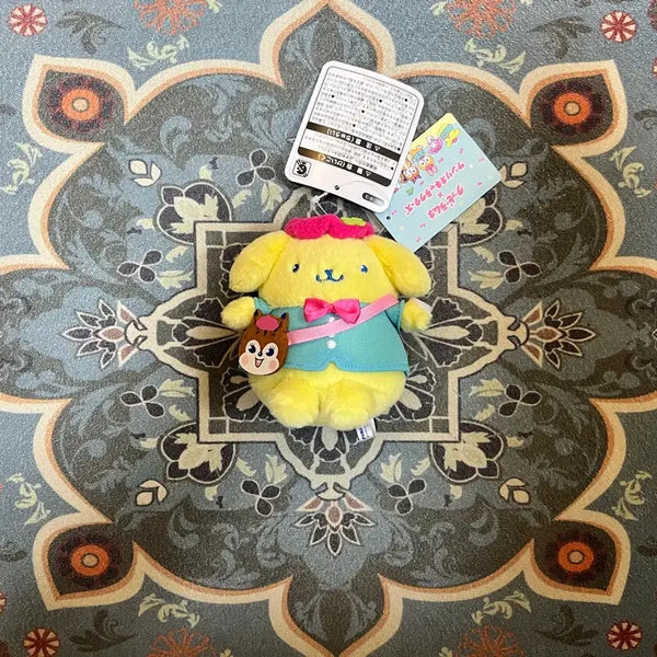 [BUNJANG] Nakajima Pompompurin Plush Keychain Collaboration with Chip 'n Dale / NAKAJIMA_폼폼푸린 인형 키링 새상품