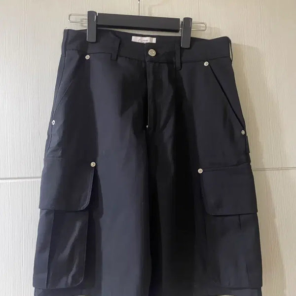 [BUNJANG] Node Archive Carpenter Cargo Shorts Black / 노드아카이브 카펜터 카고 쇼츠(블랙)