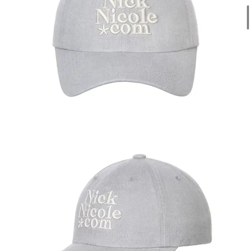 [BUNJANG] NIC&NICOL Light Grey Ball Cap / 닉앤니콜 라이트 그레이 볼캡