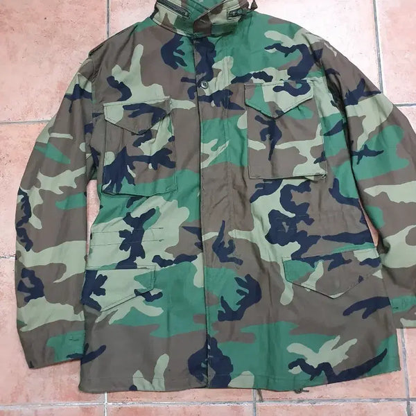 [BUNJANG] Original US Military M-65 Woodland Camo Field Jacket (1996, Medium-Long) / [오리지널] 96년산 미군 M-65 우드랜드 카모 필드 자켓 (Medium-Long)