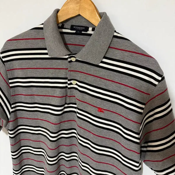 [BUNJANG] Burberry Stripe Short Sleeve T-Shirt / 버버리 스트라이프  반팔