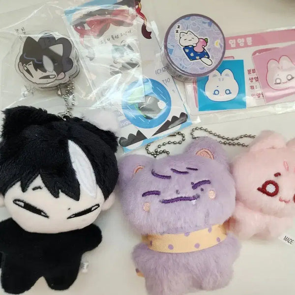 [BUNJANG] Choi San (ATEEZ) SanCat (Purple) Doll / 사니다요 산냥이(보라) 솜딸기냐 팝니다