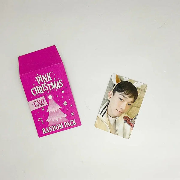 [BUNJANG] EXO Chen 2024 Pink Christmas Photocard / 엑소 첸 2024 핑크 크리스마스 포토카드 포카1 EXO CHEN 2024 PINK CHRISTMAS PHOTOCARD 1