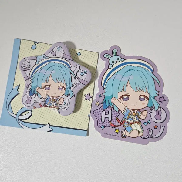 [BUNJANG] Ensemble Stars! Hajime Yuki Festival Can Badge & Sticker Set / 앙스타 하지메 감사제 캔뱃지 뱃지 스티커 세트