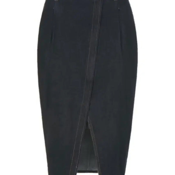 [BUNJANG] Guess Denim Midi Skirt with Belt Detail / 게스 데님 스커트