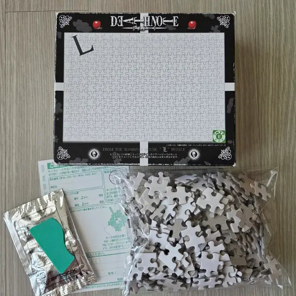 [BUNJANG] Death Note Official Merchandise Wamizu House L White Puzzle (300 Pieces) / (상태필독)데스노트 공식 굿즈 와미즈하우스 L 화이트 퍼즐 (300피스)