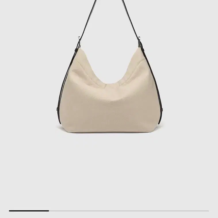 [BUNJANG] TTam (탐) Medium Hobo Bag Natural Canvas / [실착용 1회] TTam(탐) 미디엄 호보백 내추럴 캔버스