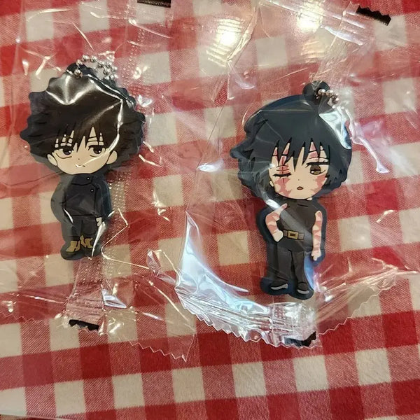 [BUNJANG] Jujutsu Kaisen Shibuya Incident Gacha Rubber Strap Megumi & Maki Bundle Set / 주술회전 사멸회유 가챠 러버스트랩 메구미 마키 판매 일괄