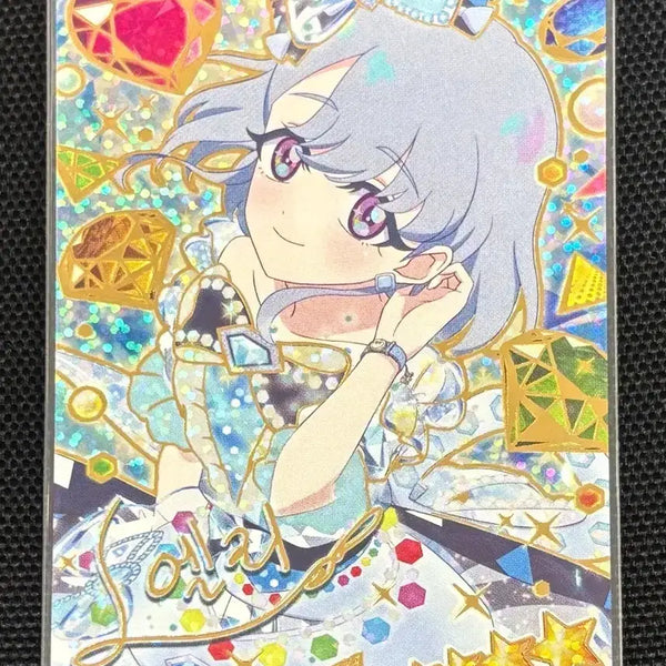 [BUNJANG] Idolish7 Re:vale IF Eli Ayase Signed Jewel Starry Neon Aquamarine 4 Star Card Ring Set 1 Lucky Draw / 비밀의 아이프리 엘리 사인 주얼 스타리 네온 아쿠아 마린 에루 4성 카드 링 1탄 한판 러브주리에루