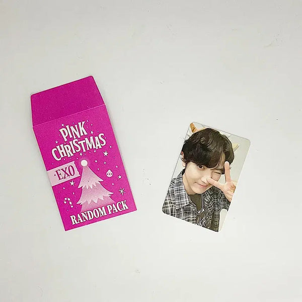 [BUNJANG] EXO Chanyeol 2024 Pink Christmas Photocard / 엑소 찬열 2024 핑크 크리스마스 포토카드 포카1 EXO CHANYEOL 2024 PINK CHRISTMAS PHOTOCARD 1
