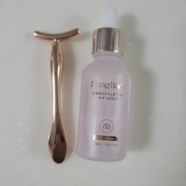 [BUNJANG] Bring Back Spider Lifting Serum & Face Massage Stick Set / (새상품)브링백 스파이더 리프팅세럼+얼굴마사지스틱