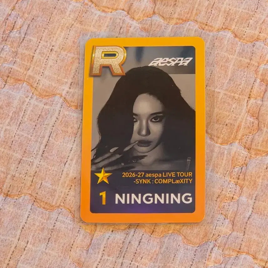 [BUNJANG] aespa Ningning Superstar SM Photocard / 에스파 슈스엠 콘서트 슈퍼스타 닝닝 포카