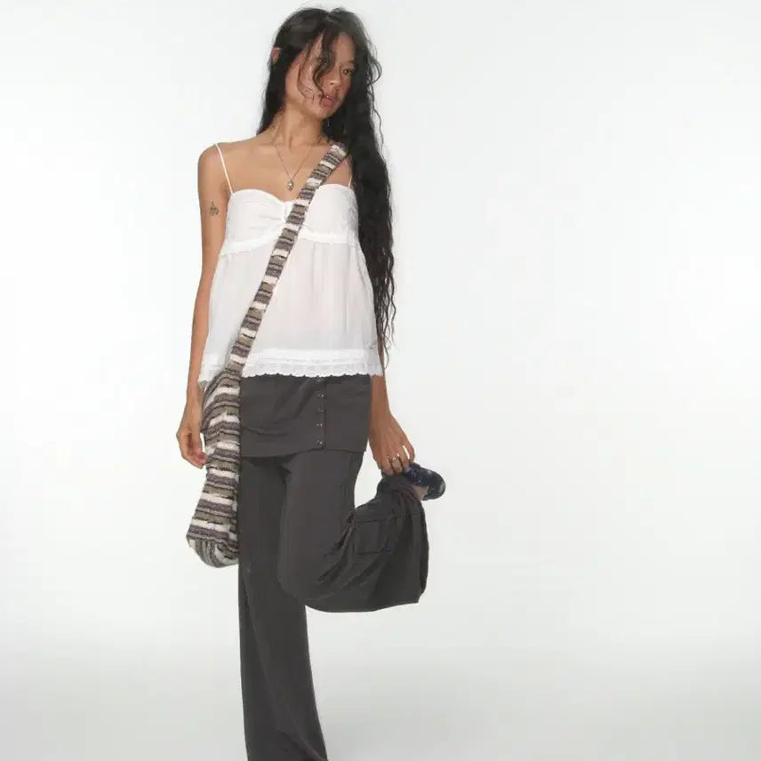 [BUNJANG] Coyseio EASY LAYER PANTS CHARCOAL / 코이세이오 coyseio EASY LAYER PANTS CHARCOAL