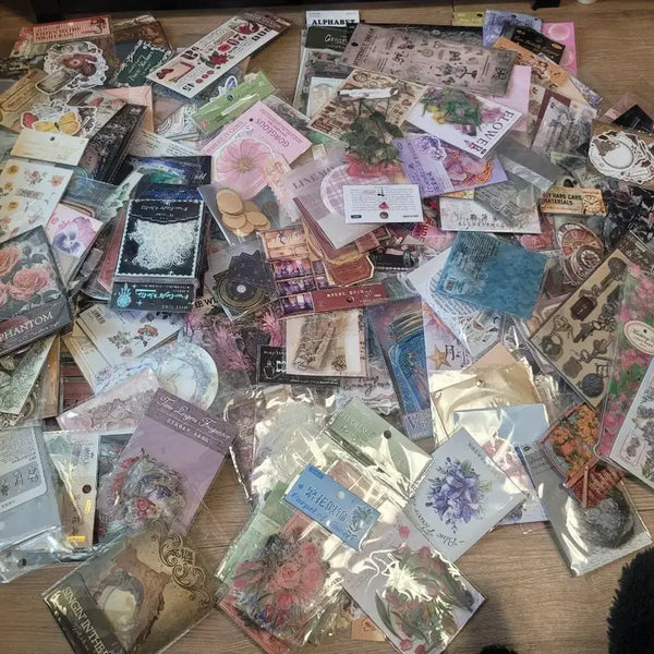 [BUNJANG] Vintage Aesthetic Sticker Set / 빈티지다꾸