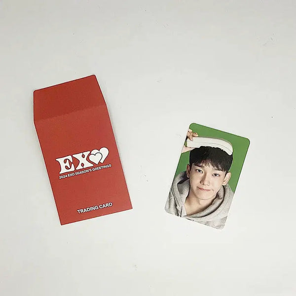 [BUNJANG] EXO Chen 2024 Season's Greetings Trading Photocard B_4 / 엑소 첸 2024 시즌그리팅 트레이딩 카드 포토카드 포카 B_4 EXO CHEN 2024 SEASON'S GREETINGS PHOTOCARD B_4