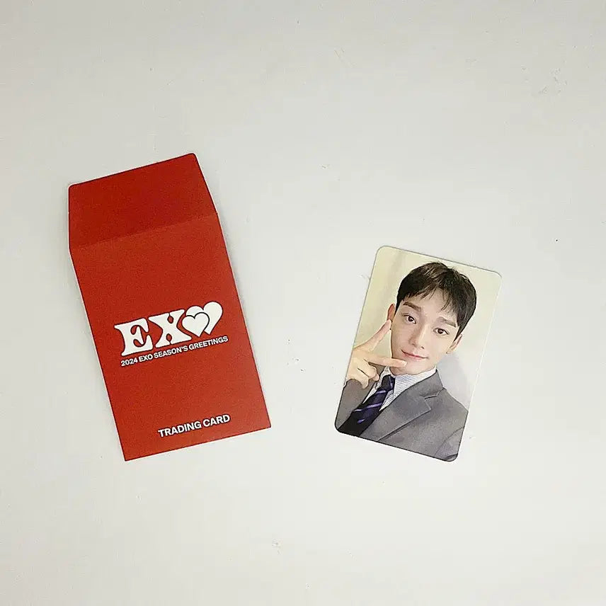 [BUNJANG] EXO Chen 2024 Season's Greetings Photocard B_2 / 엑소 첸 2024 시즌그리팅 트레이딩 카드 포토카드 포카 B_2 EXO CHEN 2024 SEASON'S GREETINGS PHOTOCARD B_2