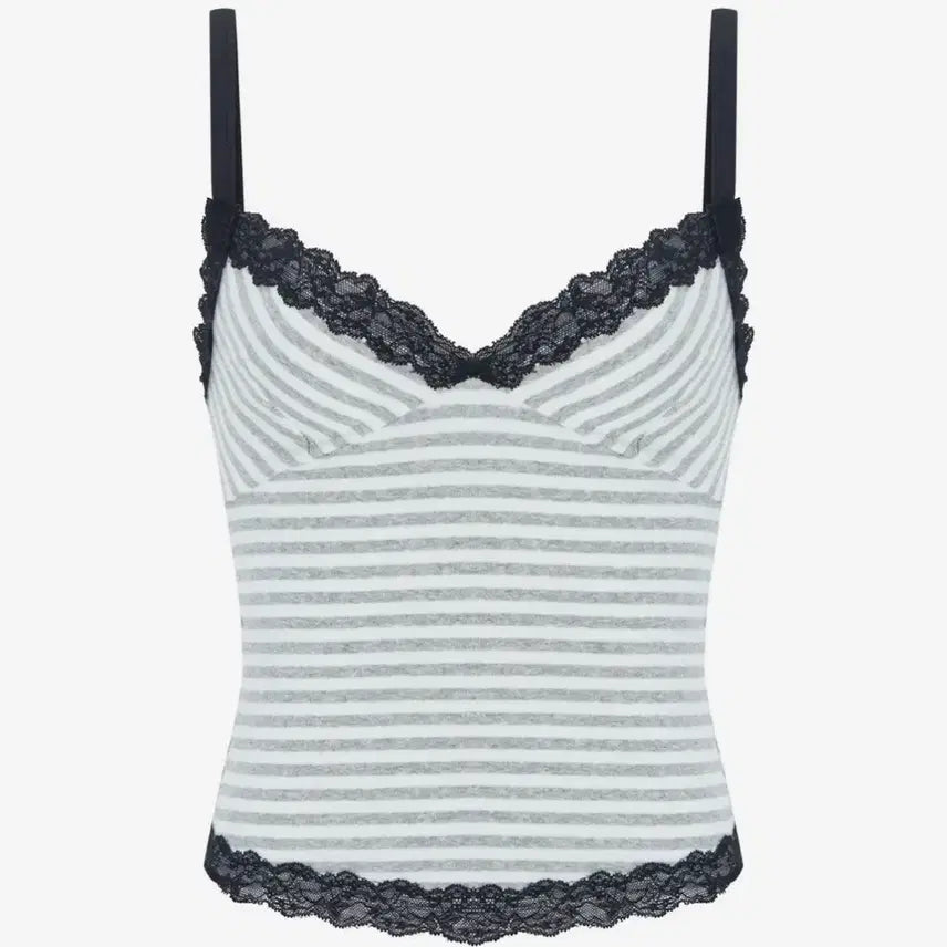 [BUNJANG] Yvonne Stripe Sleeveless Top / 새상품) 플노팔 나시 Yvonne Stripe Sleeveless Top