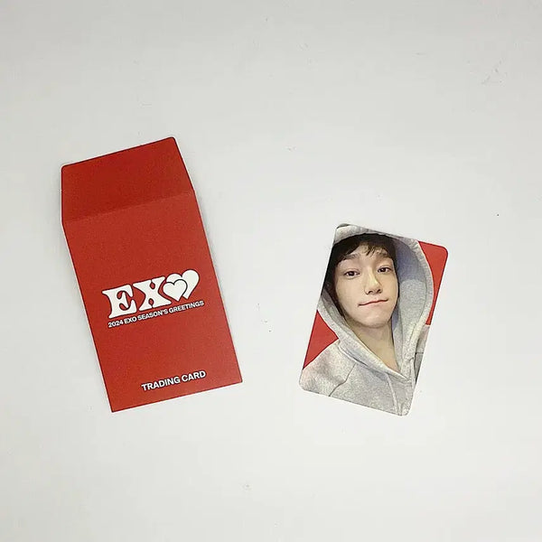 [BUNJANG] EXO CHEN 2024 Season's Greetings Trading Photocard B_1 / 엑소 첸 2024 시즌그리팅 트레이딩 카드 포토카드 포카 B_1 EXO CHEN 2024 SEASON'S GREETINGS PHOTOCARD B_1